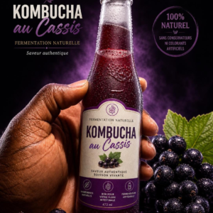 Kombucha au cassis Ya Jean — 473 ml