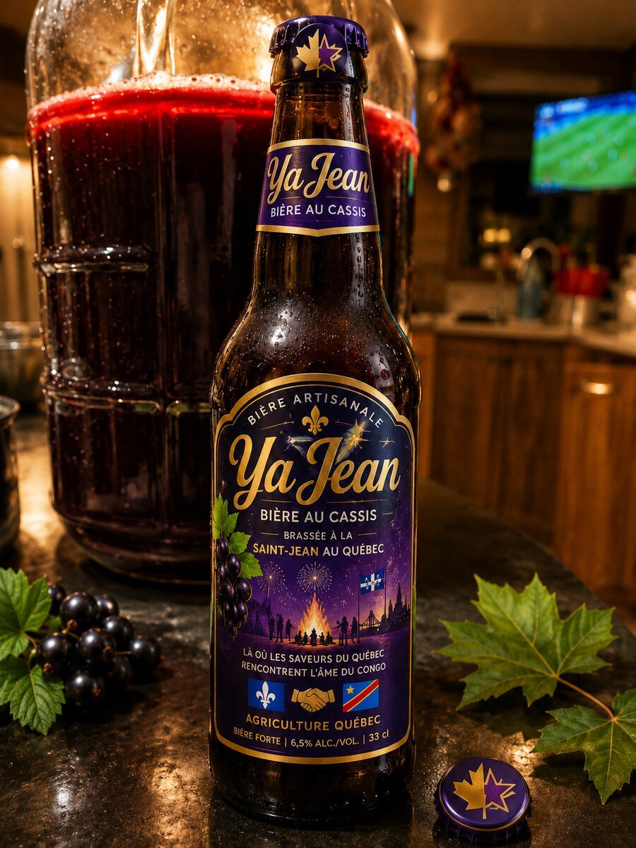 Bière au cassis Ya Jean — 33 cl